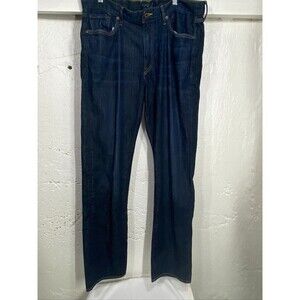 Lucky Brand Jeans Mens 36x34 Blue 363 Vintage Straight Dark Wash Stretch 1284